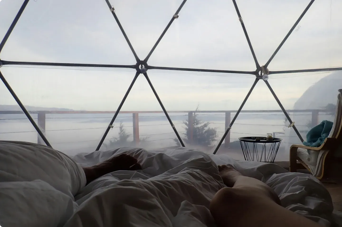 A Type 客室：寝室エリア（ツインベッド例）